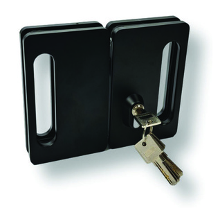 ЗАМОК lock SM-004 «стекло-стекло» с ручками